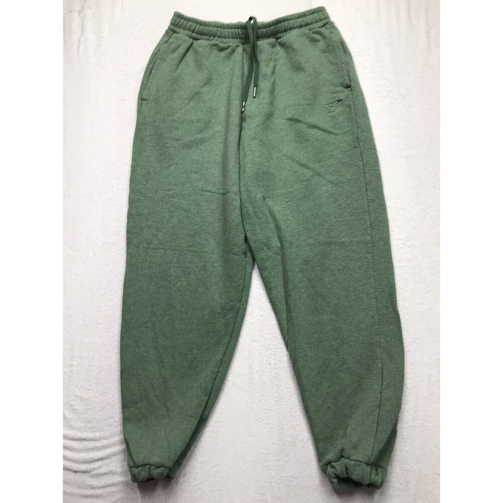 GYMSHARK Jogger Pants Men M (32-34x26) Green 2 Pocket Drawstring